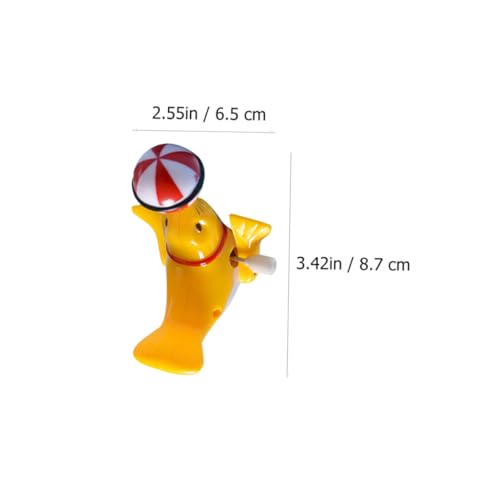 Mikinona 6 Stück Teiliges Seehund Form Bunte Aufziehfiguren Lernspielzeug Tierisches Modell für Spielerisches Lernen und Spaß Zufällige Farbe Zufällige Farbe von Mikinona