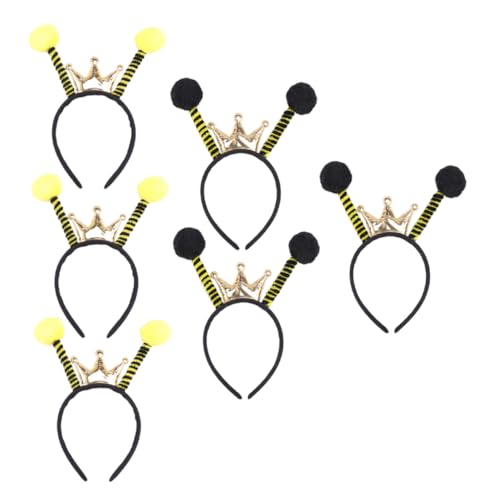 Mikinona 6 Stück Tier Antennen Haarreif Kostüm Stirnband für Erwachsene und Einzigartiges Design Einfache Handhabung für Halloween Weihnachtsfeier und Party von Mikinona