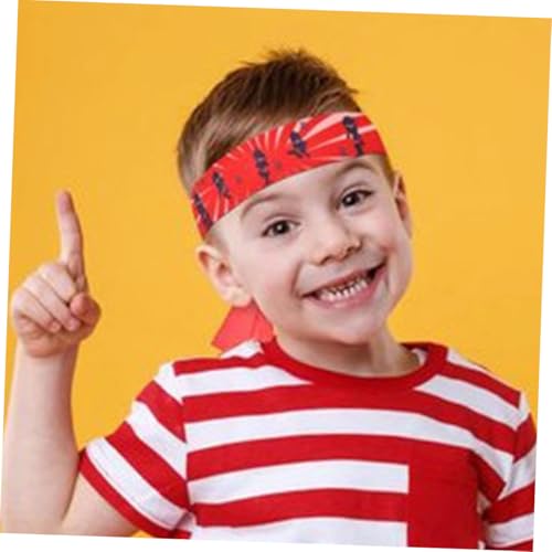 Mikinona 6 Stück Verstellbare Ninja Stirnbänder Teiliges in Bunten Farben Karate und Geburtstags Party Deko für Japanischer Stil Kopfband für Kostüm Rollenspiel und Cosplay von Mikinona
