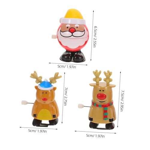 Mikinona 6 Stück Weihnachtskettenspielzeug Aufzieh Knallbonbons Aufzieh Laufspielzeug Cartoon Elch Rentier Party Streich Metall Mikinona 6 Stück Weihnachtskettenspielzeug Aufzieh Knallbonbons Aufzieh Laufspielzeug Cartoon Elch Rentier Party Streich Metall von Mikinona