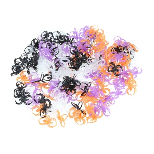 Mikinona 60 Stück Teiliges Halloween Finger Ring mit Bunten Cartoon Spinnen und Fledermäusen Kunststoff Schmuck für Kindergeburtstag Partydeko und Mitgebsel Lustige Halloween von Mikinona