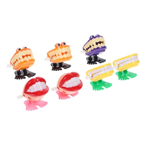 Mikinona 7 Stück Teiliges Aufziehspielzeug Chattering Teeth für Lustige Laufende Zähne aus Robustem Kunststoff Wind up Koordination Dekoratives Partyaccessoire Mikinona 7 Stück Teiliges Aufziehspielzeug Chattering Teeth für Lustige Laufende Zähne aus Robustem Kunststoff Wind up Koordination Dekoratives Partyaccessoire von Mikinona