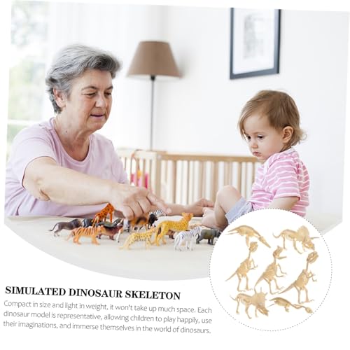 Mikinona 7 Stück Teiliges Dinosaurier Skelett Puzzle DIY Handwerk für Realistische Dinosaurier Figuren Pädagogisch Wertvoll als Geburtstagsgeschenk und Party Mitgebsel von Mikinona