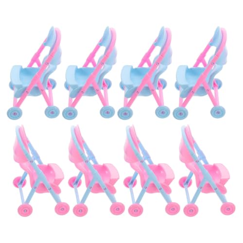 Mikinona 8 Stück Kinderspielhaus Puppenwagen Für Mädchen Spielzeugpuppenwagen Zubehör Für Puppenstuben Kinderspielzeug Kinderwagen Kleine Spielzeuge Für Mädchen Plastik Mikinona 8 Stück Kinderspielhaus Puppenwagen Für Mädchen Spielzeugpuppenwagen Zubehör Für Puppenstuben Kinderspielzeug Kinderwagen Kleine Spielzeuge Für Mädchen Plastik von Mikinona