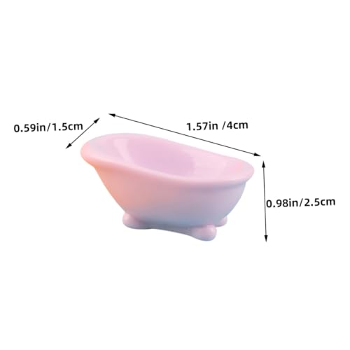 Mikinona 8 Stück Miniatur Badewanne aus Resin Filigrane Puppenhaus Deko Kleine Badewanne für Badezimmer Szene Handgefertigte Mikrolandschaft Deko Vielseitig für Puppenhaus und Gartendeko Mikinona 8 Stück Miniatur Badewanne aus Resin Filigrane Puppenhaus Deko Kleine Badewanne für Badezimmer Szene Handgefertigte Mikrolandschaft Deko Vielseitig für Puppenhaus und Gartendeko von Mikinona