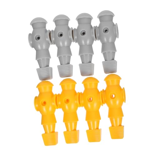 Mikinona 8 Stück Teiliges Foosball-Spieler Stabilem Material Authentische Tischfußballfiguren Kompatibel mit Modell Einfache Montage für Indoor-Sport und Freizeitspaß von Mikinona