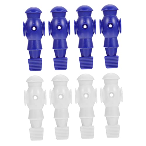 Mikinona 8 Stück Teiliges Foosball Tischfußball Spielerset aus Hochwertigem Resin Langlebig Geruchlos Glatte Oberfläche Einfache Installation Ersatz für Tischfußballspieler in Elegantem von Mikinona