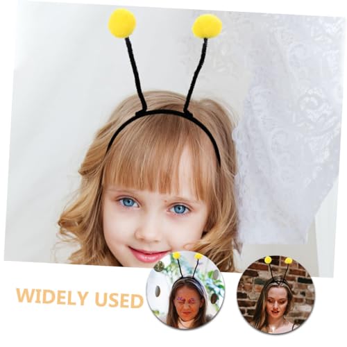 Mikinona 8 Stück Teiliges Haarband Dekorativen Flauschigen Bommeln Party haarschmuck für Mädchen Weiches Stirnband für Kindergeburtstag Süßes Haarschmuck accessoire für Festliche Anlässe von Mikinona