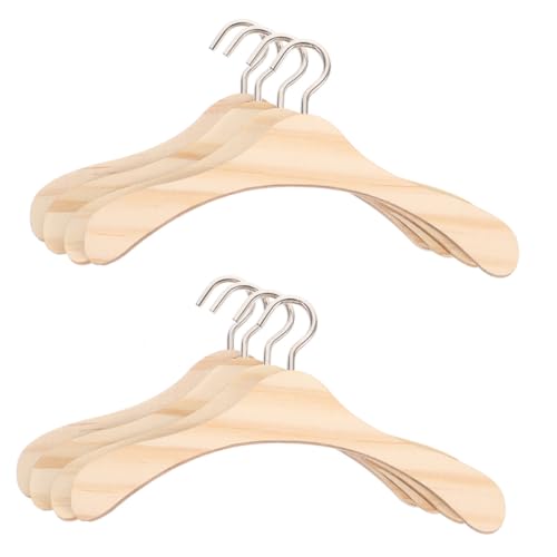 Mikinona 8 Stück Teiliges Mini Holz Kleiderbügel für Bjd Puppenkleidung Miniatur Garderobe Organizer Passgenaue Aufbewahrung für Puppenanzüge und Kleidungsaccessoires Mikinona 8 Stück Teiliges Mini Holz Kleiderbügel für Bjd Puppenkleidung Miniatur Garderobe Organizer Passgenaue Aufbewahrung für Puppenanzüge und Kleidungsaccessoires von Mikinona