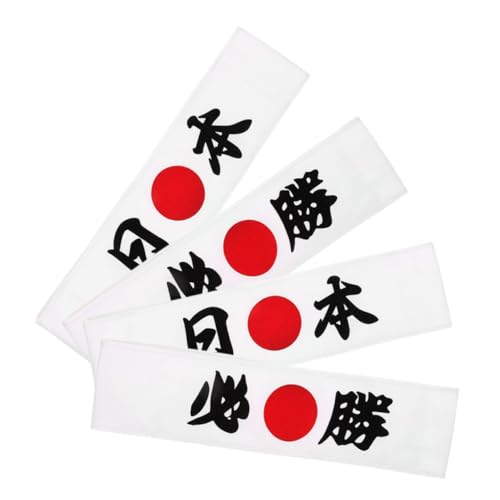 Mikinona 8 Stück Teiliges Ninja Stirnband Japanische Karate Kopfbandanas für Erwachsene Verstellbar für Kostüme Training Partys und Küchenbedarf von Mikinona