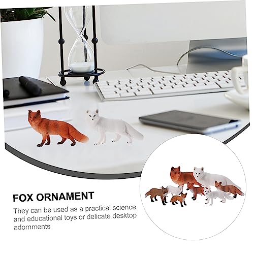 Mikinona 8 Stück Teiliges Realistisches Fuchsfiguren aus Stabilem Detailgetreue Tiermodelle für Wohn und Bürodekoration Pädagogische Wildtier Miniaturspielzeuge für Sammler Mikinona 8 Stück Teiliges Realistisches Fuchsfiguren aus Stabilem Detailgetreue Tiermodelle für Wohn und Bürodekoration Pädagogische Wildtier Miniaturspielzeuge für Sammler von Mikinona