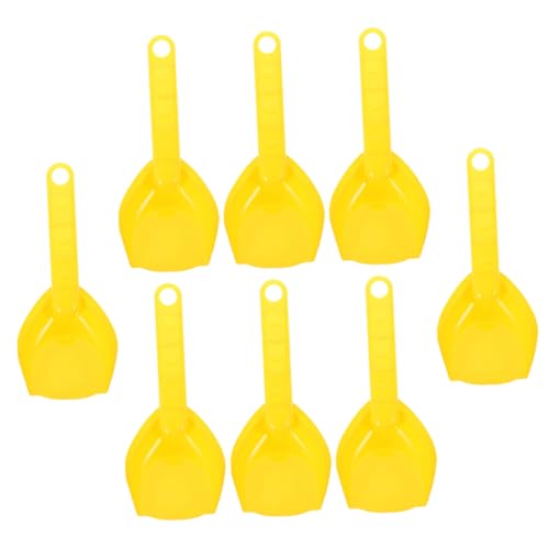 Mikinona 8 Stück Teiliges Strandspielzeug Sandspielset Leichte Bunte Sandschaufeln mit Griff Kleine Sandschaufeln für Strand Sandkasten Garten Outdoor Spiele von Mikinona