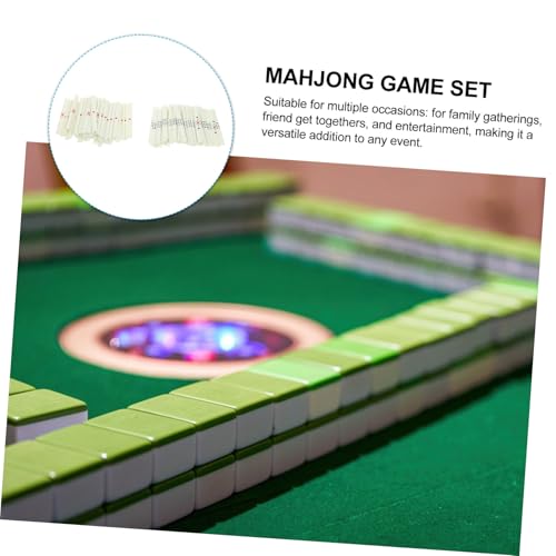 Mikinona 88 Stück Teiliges Mahjong Zubehörset mit Tragbaren Präzisen Punktestäben für Chinesische Mahjong Spiele Perfektes Scoring Tool für Familien und Gesellschaftsspiele von Mikinona