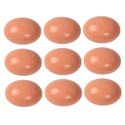 Mikinona 9 Stück Realistische Holz Fake Eier für Nestbox Training Unbemalte Bastel Eier für Ostern Dekoration für Innen und Außen für DIY Projekte Mikinona 9 Stück Realistische Holz Fake Eier für Nestbox Training Unbemalte Bastel Eier für Ostern Dekoration für Innen und Außen für DIY Projekte von Mikinona