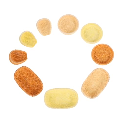 Mikinona 9 Stück Teiliges Miniatur Geflochtener Puppenhaus Körbe aus Wicker Dekorative Picknick und Einkaufskörbe für DIY Mikro Landschaft Detailreiche Miniatur Dekoration für Puppenhaus Mikinona 9 Stück Teiliges Miniatur Geflochtener Puppenhaus Körbe aus Wicker Dekorative Picknick und Einkaufskörbe für DIY Mikro Landschaft Detailreiche Miniatur Dekoration für Puppenhaus von Mikinona