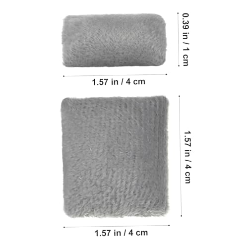 Mikinona 9 Stück Teiliges Miniatur Kuschelkissen aus Weichem Plüsch für Puppenhaus Dekoration Vielseitig Verwendbare Mini Sofakissen in Rosa Beige und Niedliche Miniatur Kissen für von Mikinona