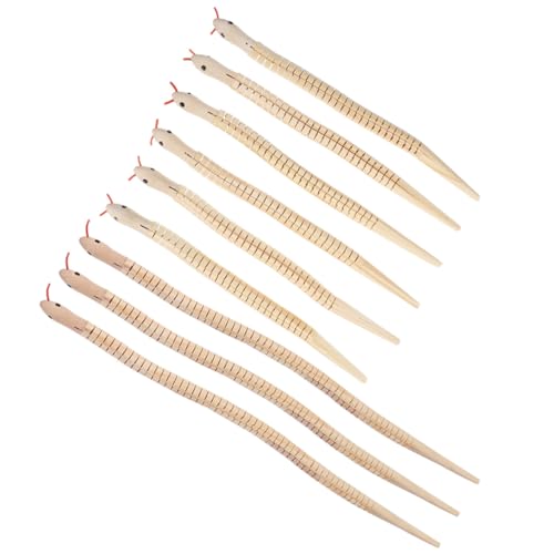 Mikinona 9 Stück Teiliges Realistisches Flexible Naturbelassene Holzschlangen für Sicher Glatt Geschliffen Langlebig Pädagogisch Nützlich für Motorik und Fantasievolles Mikinona 9 Stück Teiliges Realistisches Flexible Naturbelassene Holzschlangen für Sicher Glatt Geschliffen Langlebig Pädagogisch Nützlich für Motorik und Fantasievolles von Mikinona