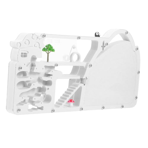 Mikinona Ants Farm Castle Transparent Ant Habitat mit Robustem Interaktives Beobachtungs Wissenschaftsspielzeug für Fördert Teamwork und Lehrreiche Familienaktivitäten von Mikinona