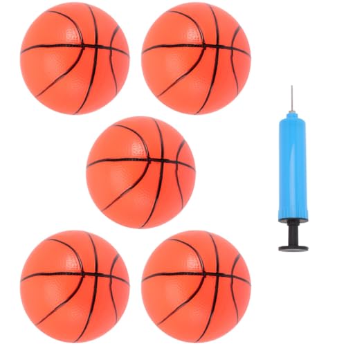 Mikinona Aufblasbares Mini Basketballspielzeug mit Pumpe Kleine Elastische Basketbälle für Indoor Outdoor Sportspielzeug als Basketball Party Geburtstagsdeko Mikinona Aufblasbares Mini Basketballspielzeug mit Pumpe Kleine Elastische Basketbälle für Indoor Outdoor Sportspielzeug als Basketball Party Geburtstagsdeko von Mikinona