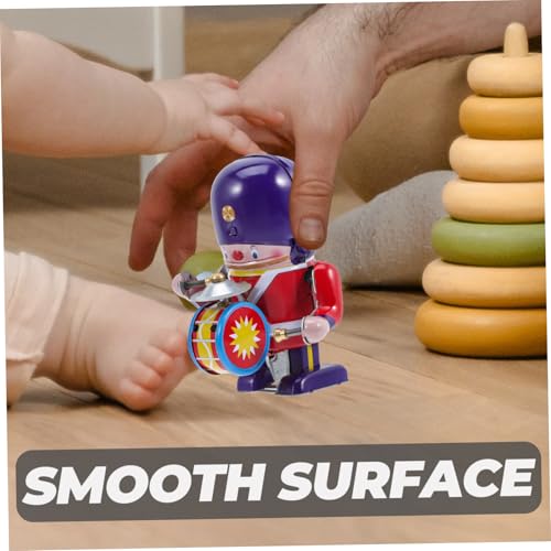 Mikinona Aufziehbares Blechspielzeug Soldat Wind up Toy Klassischer Spielzeugsoldat Metallmodell Zufälliger Stil für Geburtstag Geschenk von Mikinona