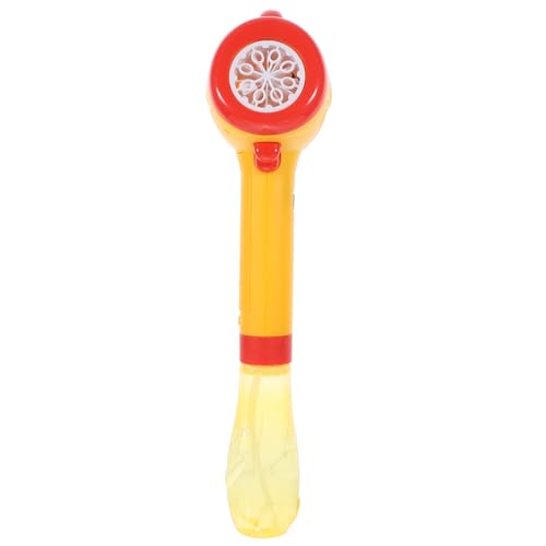 Mikinona Automatische Bubble Maker Maschine mit Licht und Musik Tragbarer Bunter Seifenblasenstab in Niedlichem Hühner Design Langlebiges Kunststoffspielzeug für Partyspaß von Mikinona