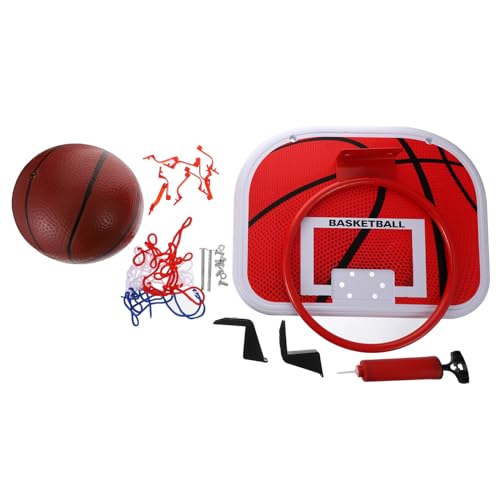 Mikinona Basketballkorb Hängend ohne Bohren Mini Basketballbrett aus Robustem Stahl mit Netz und Ball Indoor Motorik und Hand Auge koordination für Jungen und Mädchen Mikinona Basketballkorb Hängend ohne Bohren Mini Basketballbrett aus Robustem Stahl mit Netz und Ball Indoor Motorik und Hand Auge koordination für Jungen und Mädchen von Mikinona