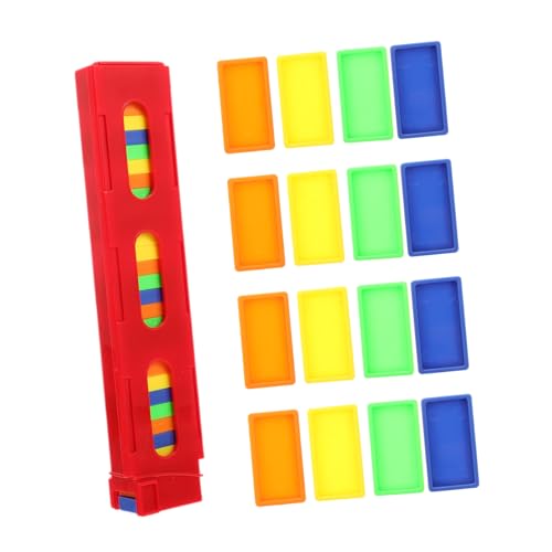 Mikinona Beutel Bunte Domino Bausteine aus Kunststoff Leichtes BAU Lernspielzeug für Fördert Kreativität Hand Auge koordination und Farberkennung Frühpädagogik Domino Zufällige Farbe Mikinona Beutel Bunte Domino Bausteine aus Kunststoff Leichtes BAU Lernspielzeug für Fördert Kreativität Hand Auge koordination und Farberkennung Frühpädagogik Domino Zufällige Farbe von Mikinona