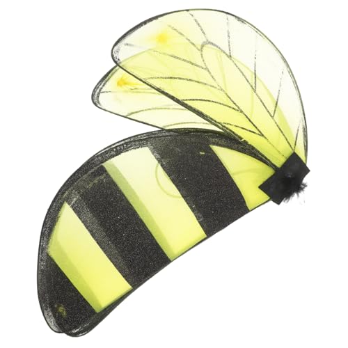 Mikinona Bienenflügel Kostüm Flügel Party Accessoire Leicht Tragbar für Fest und Bühne Kreative Verkleidung für Karneval und Aufführung Vielseitig und Platzsparend von Mikinona