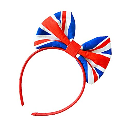 Mikinona Britisches Flaggen Haarband für Erwachsene und Schleifen Kopfschmuck für Festivals Karneval und Geburtstagsfeiern Bequem und Druckstellen Accessoire Mikinona Britisches Flaggen Haarband für Erwachsene und Schleifen Kopfschmuck für Festivals Karneval und Geburtstagsfeiern Bequem und Druckstellen Accessoire von Mikinona
