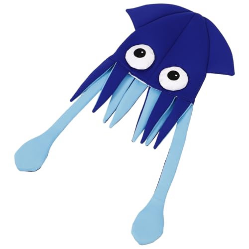 Mikinona Bunte Octopus Cosplay Mütze aus Weichem Samt Lustige Cartoon Kopfbedeckung für Halloween Karneval Party Leichtes Bequemes Festtagsaccessoire für Erwachsene und Jugendliche Mikinona Bunte Octopus Cosplay Mütze aus Weichem Samt Lustige Cartoon Kopfbedeckung für Halloween Karneval Party Leichtes Bequemes Festtagsaccessoire für Erwachsene und Jugendliche von Mikinona