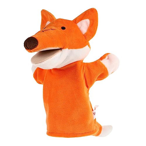 Mikinona Bunte Plüsch Fingerpuppe Fuchs Kuscheltier Weiches Fingerspielzeug für Interaktives Tierhandpuppe Kreativität und Eltern Junge Mädchen Kommunikation von Mikinona