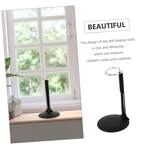 Mikinona C förmiger Doll Figure Display Stand aus Legierung Leichter Puppenständer Figuren Einfach zu Bedienen Stabiler Halter für Sammelfiguren und Puppenzubehör für Präsentation und von Mikinona