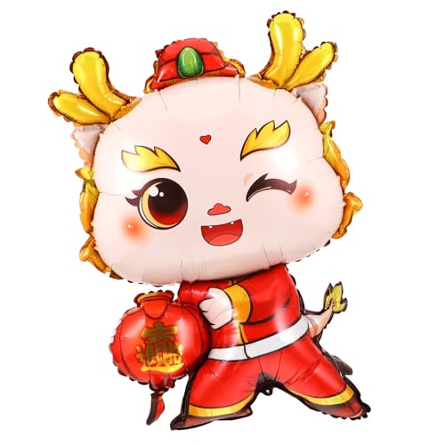 Mikinona Chinesischer Neujahrsballon Dragon Luftballon Dekoration für Party Geburtstag Hochzeit Indoor Outdoor Vielseitig Leicht Aufzublasen Glücksbringer Feng Shui Deko Mikinona Chinesischer Neujahrsballon Dragon Luftballon Dekoration für Party Geburtstag Hochzeit Indoor Outdoor Vielseitig Leicht Aufzublasen Glücksbringer Feng Shui Deko von Mikinona
