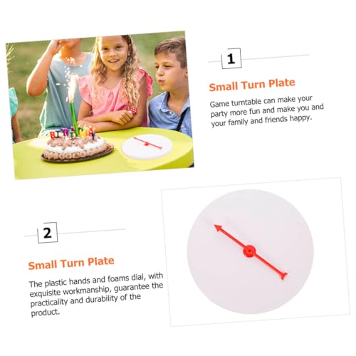Mikinona DIY Preisrad mit beschreibbarer Oberfläche Leichtes kleines Partyspiel für Erwachsene Personalisierbares Spielrad für Hochzeit Geburtstag Weihnachtsfeier von Mikinona