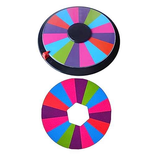 Mikinona Drehbares Felder Doppelseitig aus Kunststoff Partyspiel für Erwachsene Spiel drehscheibe für Ktv Bar Freundesrunden Unterhaltsames Partyzubehör von Mikinona