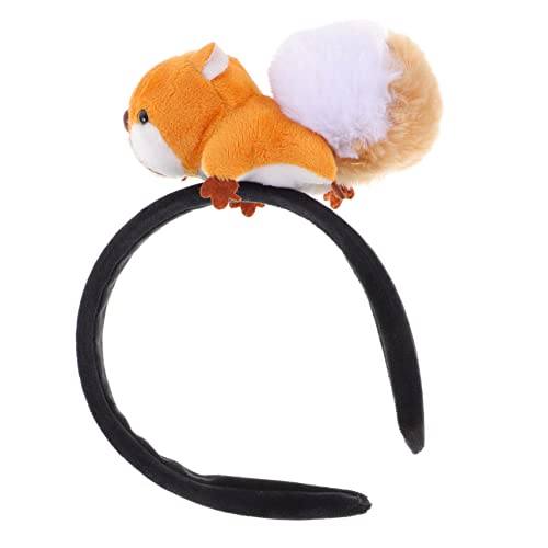 Mikinona Eichhörnchen-Stirnband für Party-Cartoon-Eichhörnchen-Haardekor Haardeko -Cartoon-Haarband Plüsch Cosplay-Kopfschmuck schöner Cartoon-Kopfschmuck Stoff Mikinona Eichhörnchen-Stirnband für Party-Cartoon-Eichhörnchen-Haardekor Haardeko -Cartoon-Haarband Plüsch Cosplay-Kopfschmuck schöner Cartoon-Kopfschmuck Stoff von Mikinona