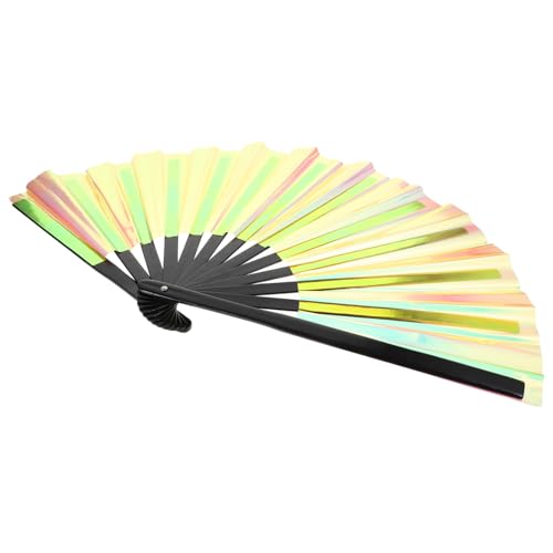 Mikinona Faltbarer Handfächer Chinesischer Stil Faltbarer Kongfu Handventilator aus PVC mit Bambusrahmen für Tanz Aufführung Party Dekoration Leicht Tragbar Mikinona Faltbarer Handfächer Chinesischer Stil Faltbarer Kongfu Handventilator aus PVC mit Bambusrahmen für Tanz Aufführung Party Dekoration Leicht Tragbar von Mikinona
