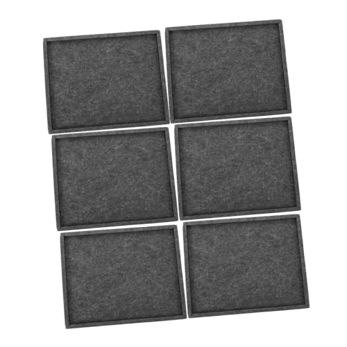 Mikinona Faltbares Filz Puzzle Sortierbrett Wiederverwendbare Multifunktions Tabletts für Teile Stapelbar Tragbar zur Puzzle Aufbewahrung und Sortierung Tiefgrau von Mikinona