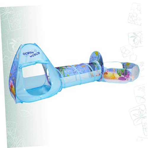 Mikinona Faltbares Teiliges Spielzelt mit Motiven Unterwasser und Kriechtunnel Kreatives Indoor Outdoor Spielhaus für Jungen und Mädchen Leicht zu Verstauen und Transportieren Mikinona Faltbares Teiliges Spielzelt mit Motiven Unterwasser und Kriechtunnel Kreatives Indoor Outdoor Spielhaus für Jungen und Mädchen Leicht zu Verstauen und Transportieren von Mikinona