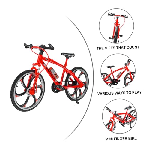 Mikinona Finger Bike Miniatur für Fingerkoordination und Beweglichkeit Leichtes Desktop Fingerfahrrad zum Trainieren von Fingern und Tricks Robustes Finger Bicycle als für Freunde Mikinona Finger Bike Miniatur für Fingerkoordination und Beweglichkeit Leichtes Desktop Fingerfahrrad zum Trainieren von Fingern und Tricks Robustes Finger Bicycle als für Freunde von Mikinona