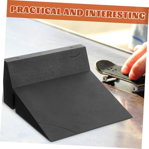 Mikinona Finger Skateboard Park Teil Kreative Finger Skateboard Rampe Zubehör für DIY Szenenaufbau Fördert Fingerkoordination und Flexibilität Geeignet für Anfänger von Mikinona