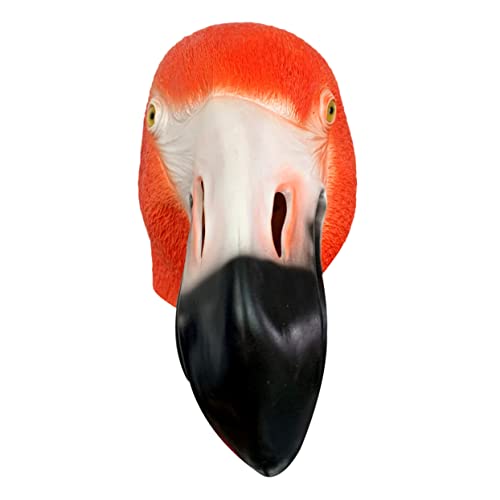 Mikinona Flamingo Maske Unisex Karneval Masquerade Tierkopf Kostümmaske für Halloween Party Tanzaufführungen Realistische Atmungsaktive Vogelgesichtsverkleidung für Erwachsene Mikinona Flamingo Maske Unisex Karneval Masquerade Tierkopf Kostümmaske für Halloween Party Tanzaufführungen Realistische Atmungsaktive Vogelgesichtsverkleidung für Erwachsene von Mikinona