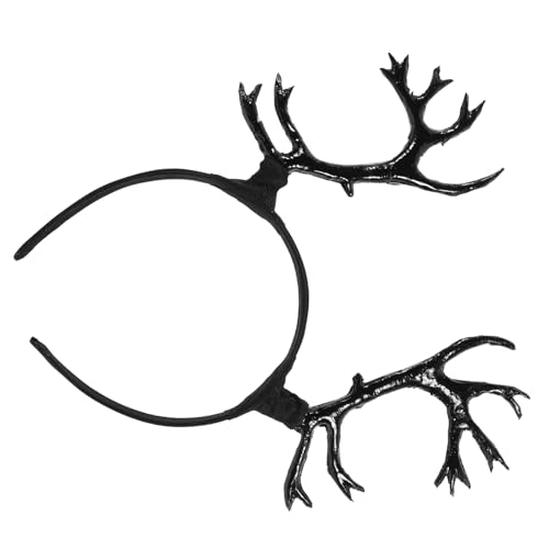 Mikinona Geweih Stirnband Lockige Haarstirnbänder Dame Stirnbänder Erwachsene Frauen Bobby Weihnachten Rentiergeweih Haarband Hörner Ohr Horn Tierische Stirnbänder Für Reh Harz Schwarz Mikinona Geweih Stirnband Lockige Haarstirnbänder Dame Stirnbänder Erwachsene Frauen Bobby Weihnachten Rentiergeweih Haarband Hörner Ohr Horn Tierische Stirnbänder Für Reh Harz Schwarz von Mikinona
