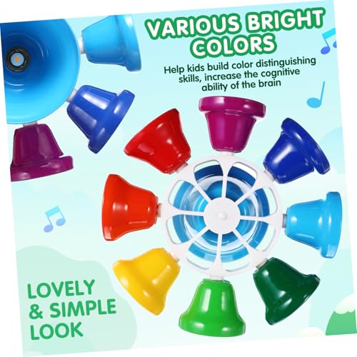 Mikinona Glockenspiel Bunte Handglocke Musikinstrument Leichte Lernhilfe für Kleinkinder Montessori Bildungsinstrument für Jungen Mädchen Ab Jahr Mikinona Glockenspiel Bunte Handglocke Musikinstrument Leichte Lernhilfe für Kleinkinder Montessori Bildungsinstrument für Jungen Mädchen Ab Jahr von Mikinona