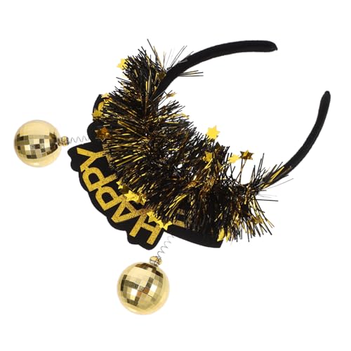 Mikinona Goldenes Haarband für Neujahr Mehrzweck Kopfschmuck mit Glänzender für Festival und Party Dekoration für Unvergessliche Erinnerungsfotos Mikinona Goldenes Haarband für Neujahr Mehrzweck Kopfschmuck mit Glänzender für Festival und Party Dekoration für Unvergessliche Erinnerungsfotos von Mikinona