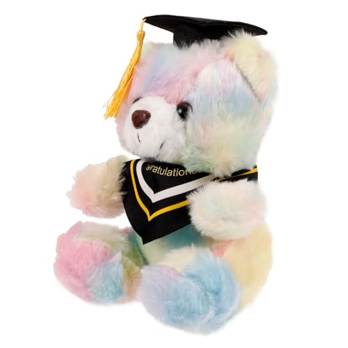 Mikinona Graduation Bear Plüschbär mit Doktorhut Weiches Kuscheltier aus Langlebigem PP Baumwolle Perfektes Abschlussgeschenk für Sofa Tisch Schlafzimmer Auto Mikinona Graduation Bear Plüschbär mit Doktorhut Weiches Kuscheltier aus Langlebigem PP Baumwolle Perfektes Abschlussgeschenk für Sofa Tisch Schlafzimmer Auto von Mikinona