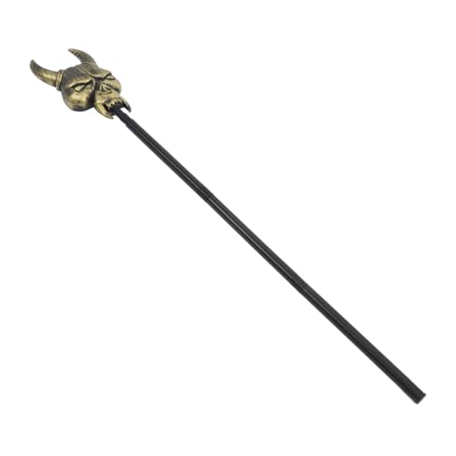 Mikinona Gruseliger Gehstock Halloween Cosplay Requisite Dekorativer Handstab für Kostüm und Bühnenauftritte Vielseitiger Party und Festaccessoire Mikinona Gruseliger Gehstock Halloween Cosplay Requisite Dekorativer Handstab für Kostüm und Bühnenauftritte Vielseitiger Party und Festaccessoire von Mikinona