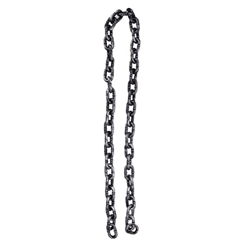 Mikinona Halloween Deko Kunststoff Kette Realistische Gefangenen mit Rostigem Look Leicht und Vielseitig für Halloween Karneval Weihnachts und Kostümpartys Geeignet Mikinona Halloween Deko Kunststoff Kette Realistische Gefangenen mit Rostigem Look Leicht und Vielseitig für Halloween Karneval Weihnachts und Kostümpartys Geeignet von Mikinona