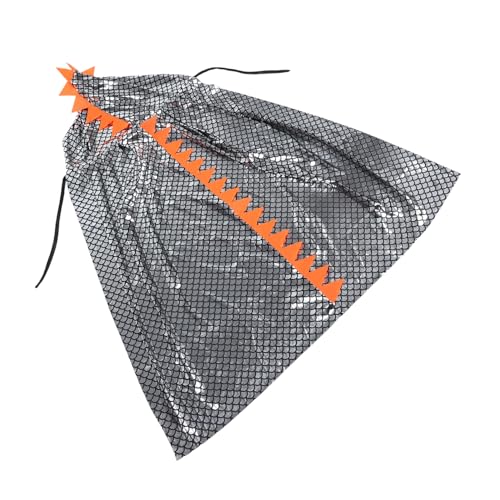 Mikinona Halloween Dinosaurier Cape mit Kapuze Schnelles An Ausziehen Fantasievolle Verkleidung Robustes Kostüm für Jungen und Mädchen für Halloween Geburtstage und Schulfeste von Mikinona