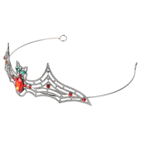 Mikinona Halloween Haarreif Fledermaus Design Vintage Krone Unisex Kopfband Komfortabel für Karneval Party Alltag von Mikinona